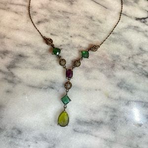 Vintage 1960's Nina Ricci Victorian Revival Style Necklace